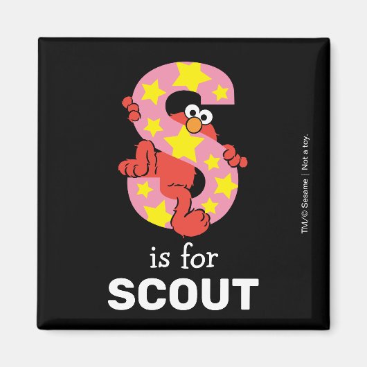 Elmo Alphabet | S Star マグネット (正面)