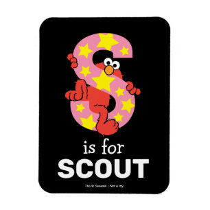 Elmo Alphabet S Star マグネット