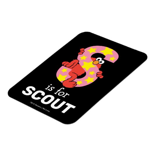 Elmo Alphabet | S Star マグネット (左側)