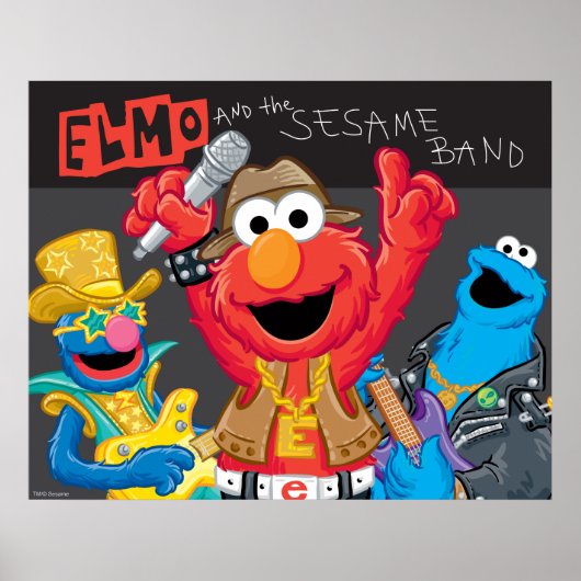 Elmo and the Sesame Band Rock ポスター (正面)