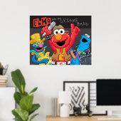Elmo and the Sesame Band Rock ポスター (ホームオフィス)