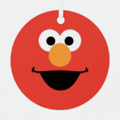 Elmo Face Art メタルオーナメント (正面)