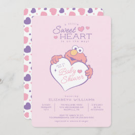 Elmo - Little Sweetheartベビーシャワー 招待状