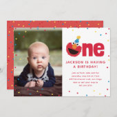 Elmo Oneと写真 招待状 (正面/裏面)