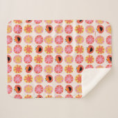 Elmo Pom-Pomパターン シェルパブランケット (正面(横))