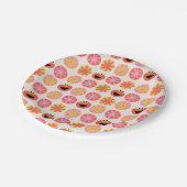 Elmo Pom-Pomパターン ペーパープレート (アングル)