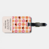 Elmo Pom-Pomパターン ラゲッジタグ (裏面横)