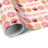 Elmo Pom-Pomパターン ラッピングペーパー (ロールコーナー)