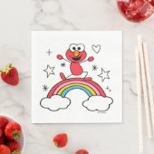 Elmo Rainbow Doodley Graphic スタンダードランチョンナプキン (インサイチュ)