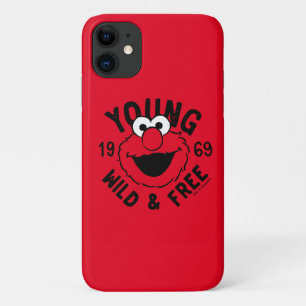 Elmo Skateロゴ – ヤング、ワイルド、1969年フリー iPhone 11 ケース