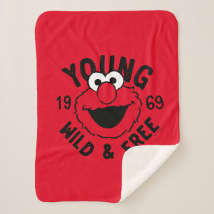 Elmo Skate Logo - Young, Wild & Free 1969 シェルパブランケット