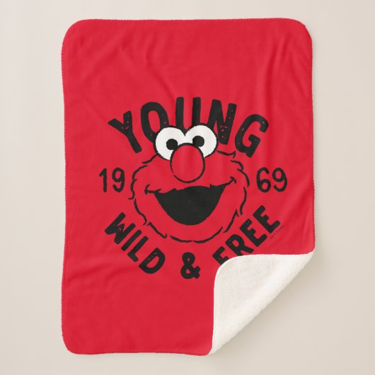 Elmo Skate Logo - Young, Wild & Free 1969 シェルパブランケット (正面)