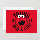 Elmo Skate Logo - Young, Wild & Free 1969 ポストカード (正面/裏面)