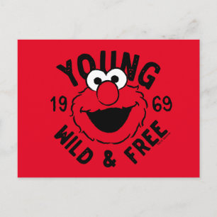 Elmo Skate Logo - Young, Wild & Free 1969 ポストカード