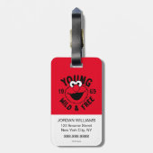 Elmo Skate Logo - Young, Wild & Free 1969 ラゲッジタグ (裏面縦)