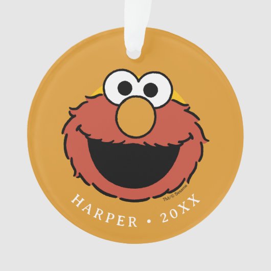 Elmo Smiling Face オーナメント (正面)
