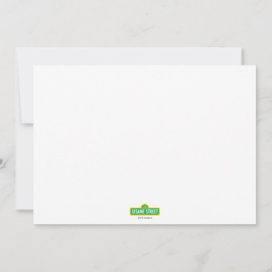 Elmo Smiling Face カード (裏面)