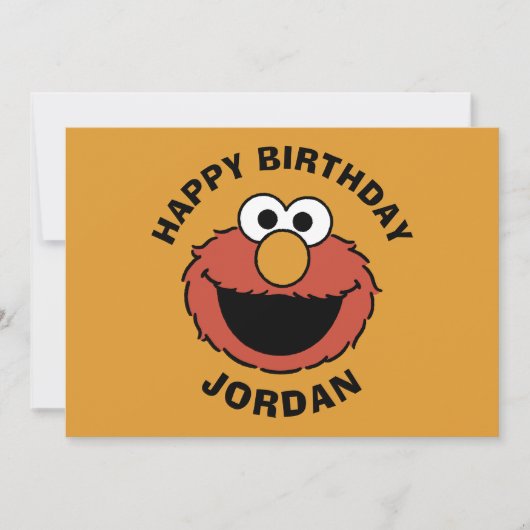 Elmo Smiling Face カード (正面)