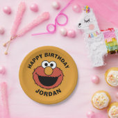 Elmo Smiling Face ペーパープレート (パーティー)