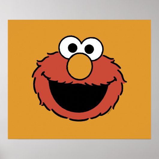 Elmo Smiling Face ポスター (正面)