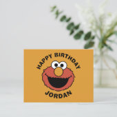 Elmo Smiling Face ポストカード (スタンド正面)