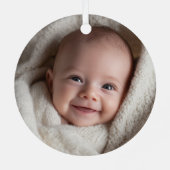 Elmo Smiling Face メタルオーナメント (裏面)