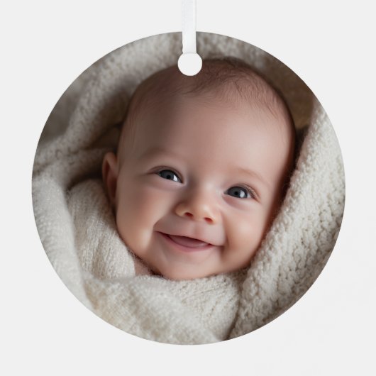 Elmo Smiling Face メタルオーナメント (裏面)