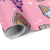 Elmo Sweet Treatステッカーパターン ラッピングペーパー (ロールコーナー)