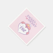 Elmo Sweetheart Birthday スタンダードカクテルナプキン (角)