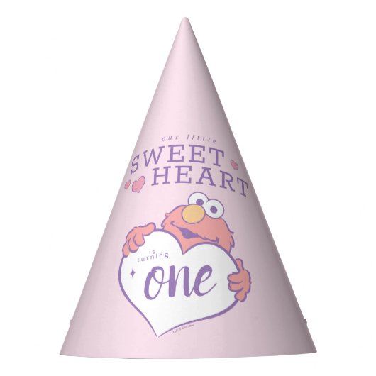 Elmo Sweetheart Birthday パーティーハット (正面)