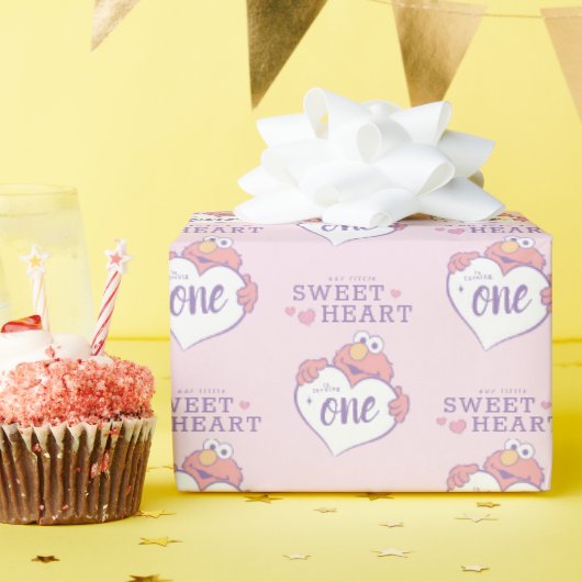 Elmo Sweetheart Birthday ラッピングペーパー (誕生日パーティー)