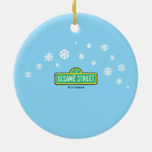 Elmo's Baby's 1st Christmas Photo Ceramic Ornament セラミックオーナメント (裏面)