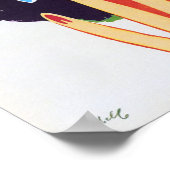 ELNA裁縫マシンポップ・アートのヴィンテージ広告ズ ポスター (角)