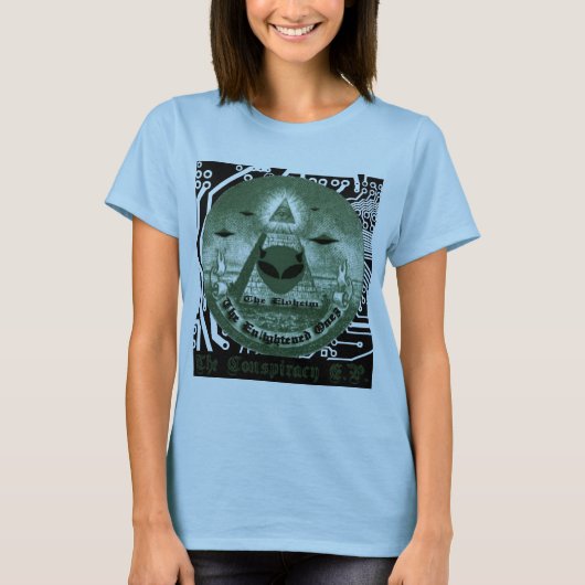 eloheimの陰謀EPカバー Tシャツ (正面)