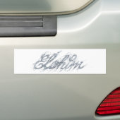 Elohim Rature Gris. バンパーステッカー (車上)