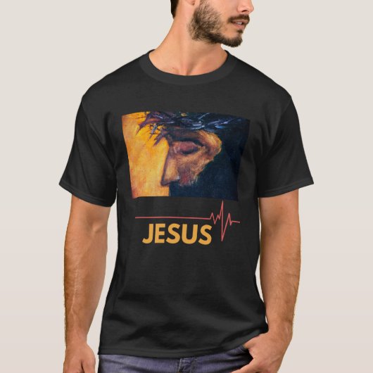 Elohim Yahweh Abba Faith Jesus My Father Tシャツ (正面)