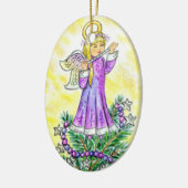 Eloiseのクリスマスの天使JLビール セラミックオーナメント (左)