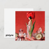 Eloise Pixlyneによるバレンタインデーカード シーズンカード (正面/裏面)