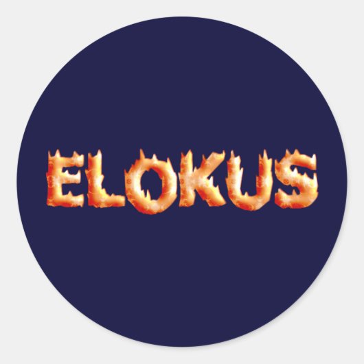 Elokut ラウンドシール (正面)