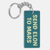 Elonを火星Keychainに送る キーホルダー (正面左)