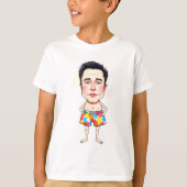Elon à la plage tシャツ (正面)