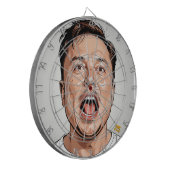 Elon Musk Dartboard – Take Your Best Shot! ダーツボード (正面左)