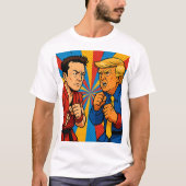 ELON MUSK VS DONALD TRUMP Tシャツ (正面)