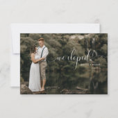 Elope Wedding Invitations With Photos 招待状 (正面)