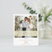 Eloped Budget Photo Just Married Hand Lettered (スタンド正面)