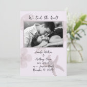 Eloped Tropical Lavender写真発表 招待状 (スタンド正面)