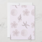 Eloped Tropical Lavender写真発表 招待状 (裏面)