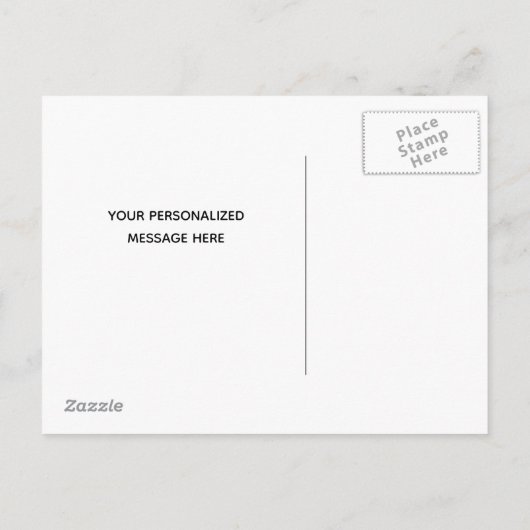 Elopementの結婚発表写真はがき 案内ポストカード (裏面)