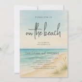 Elopement Beach Wedding 招待状 (正面)