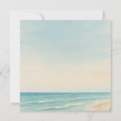 Elopement Beach Wedding Save the Date セーブザデート (裏面)